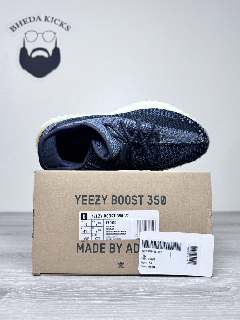 Size 8 - Adidas Yeezy Boost 350 V2 Carbon FZ5000 Authentic Brand New