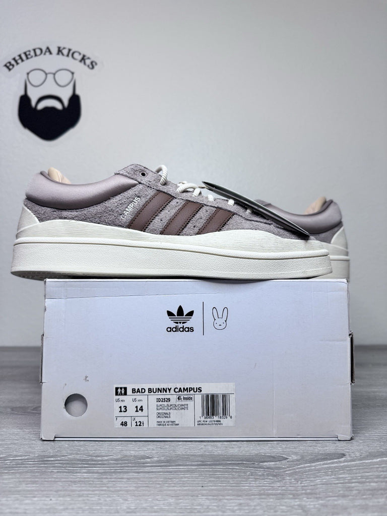 Size 13 - Adidas Campus Light Shoes Bad Bunny 'Chalky Brown' ID2529 Men's NEW DS