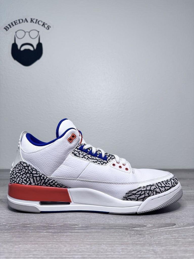Size 16 - Air Jordan 3 Retro Knicks 136064-148 Preowned Authentic Rare