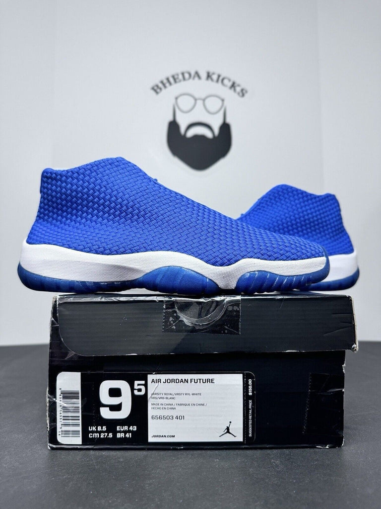 NEW Nike Air Jordan Future 656503-401 Varsity Royal Knit Woven Men’s Size 9.5