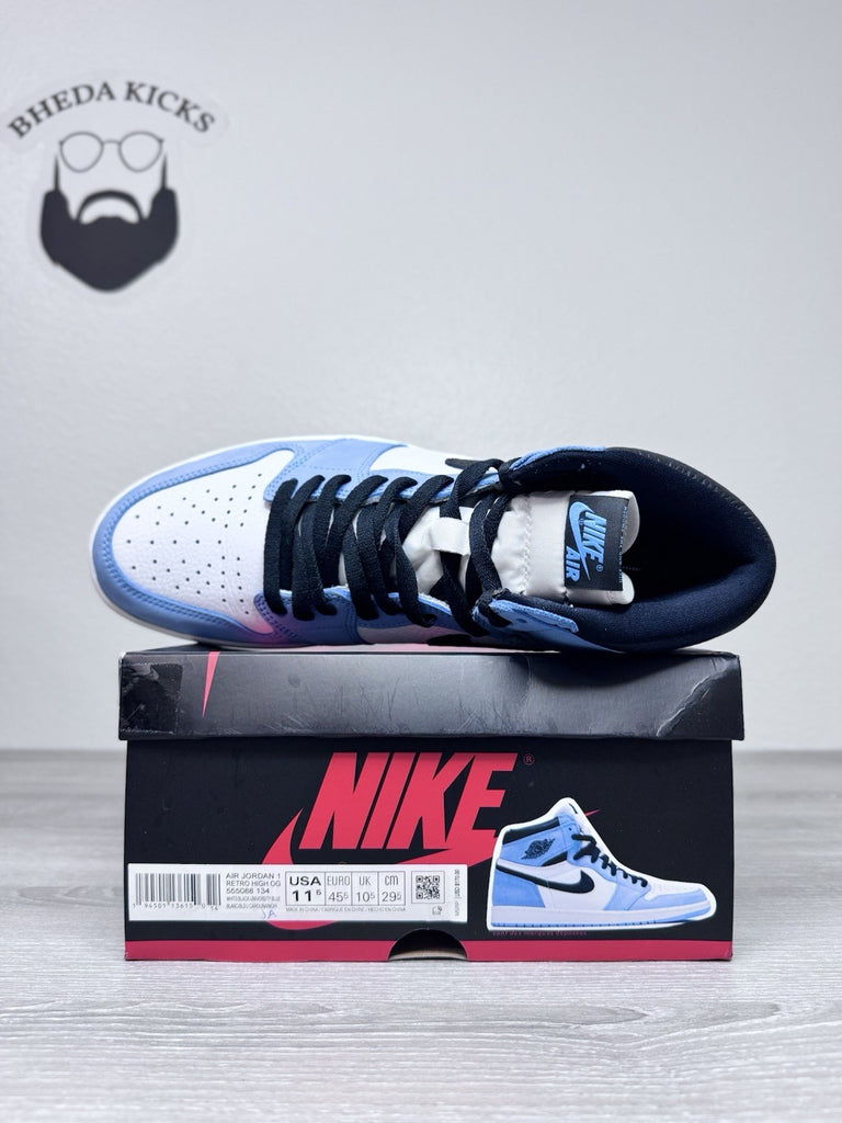 Size 11.5 - Air Jordan 1 Retro High OG University Blue UNC 2021 555088-134