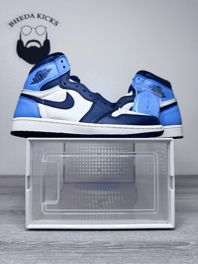 Size 8.5 - Air Jordan 1 Obsidian UNC Men's 555088-140 Brand New
