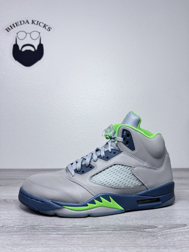 Size 12.5 - Nike Air Jordan 5 Retro Green Bean DM9014-003 Metallic Green 2022