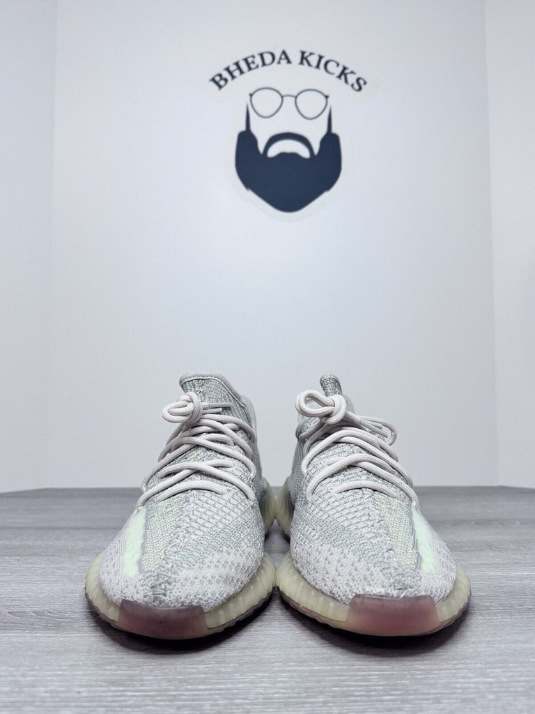 Size 9.5 - Yeezy Boost 350 V2 Citrin Non-Reflective Green Grey (FW3042)