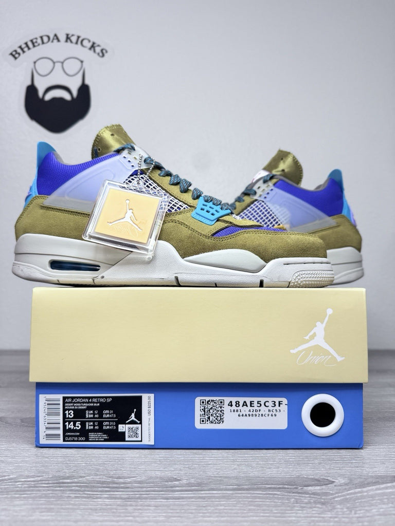 Size 13 - Air Jordan 4 Retro Union LA Desert Moss DJ5718-300 Preowned Authentic