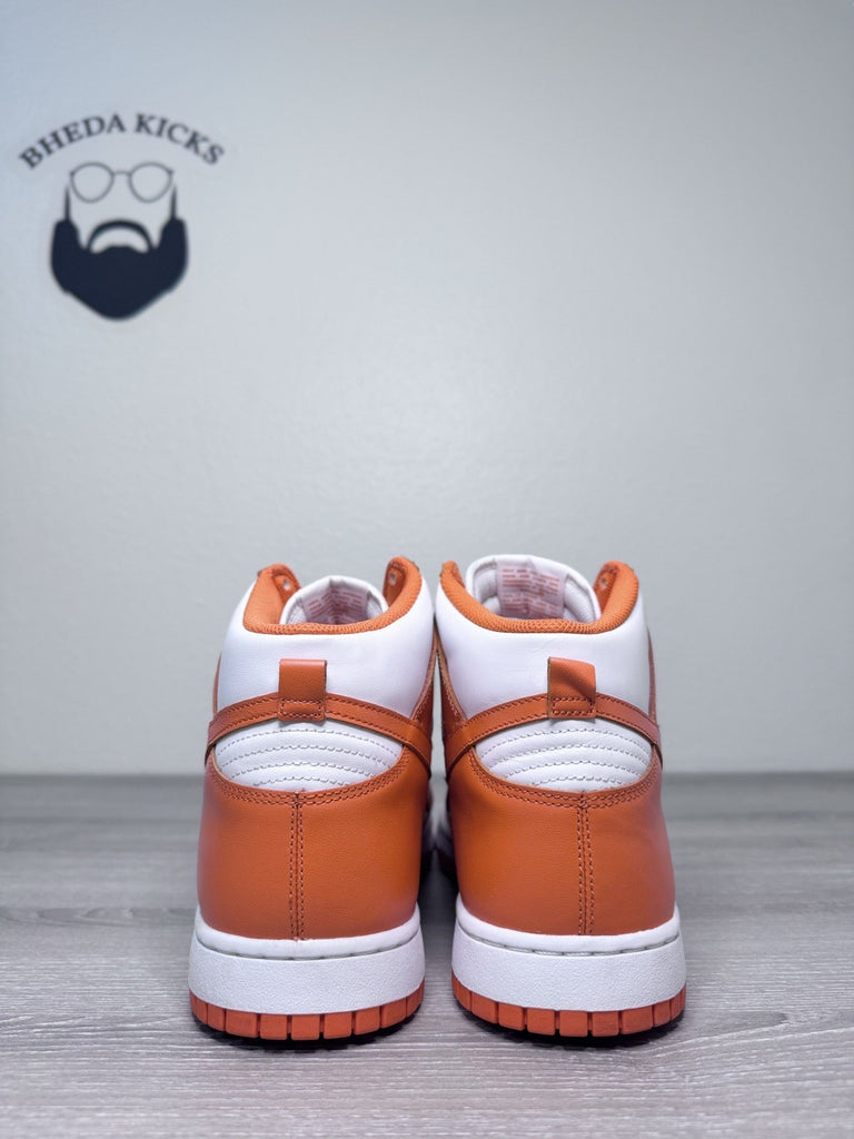 Size 15 - Nike Dunk High Syracuse Sneakers Shoes Mens Orange White DD1399-01