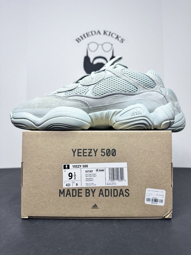 Adidas Yeezy 500 Salt EE7287 Kanye West Suede Sneakers Preowned Men’s Size 9.5