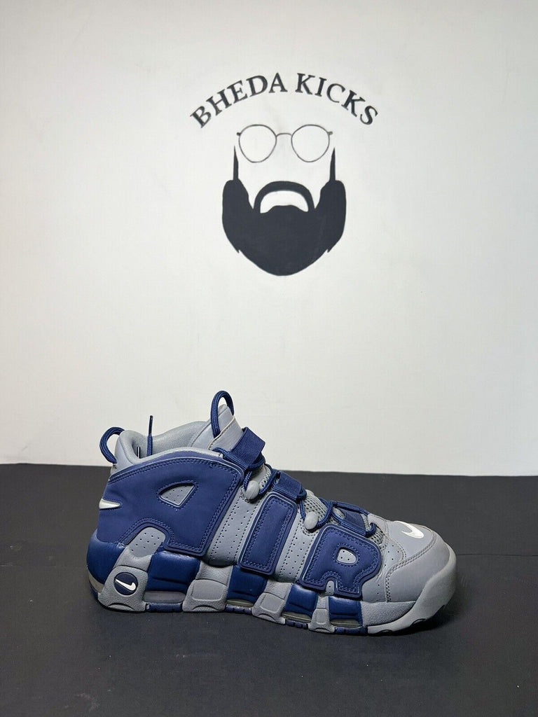 Nike Air More Uptempo Georgetown Hoyas Grey Blue 921948-003 Men's Size 11.5 Og