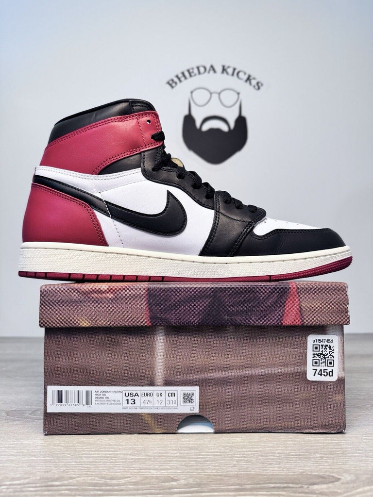 Size 13 - Air Jordan 1 Retro OG High Black Toe Reimagined DZ5485-106 (WORN ONCE)