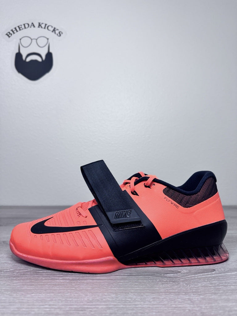 Size 15 - Nike Romaleos 3 Hyper Crimson Black (852933-801) Men’s Preowned