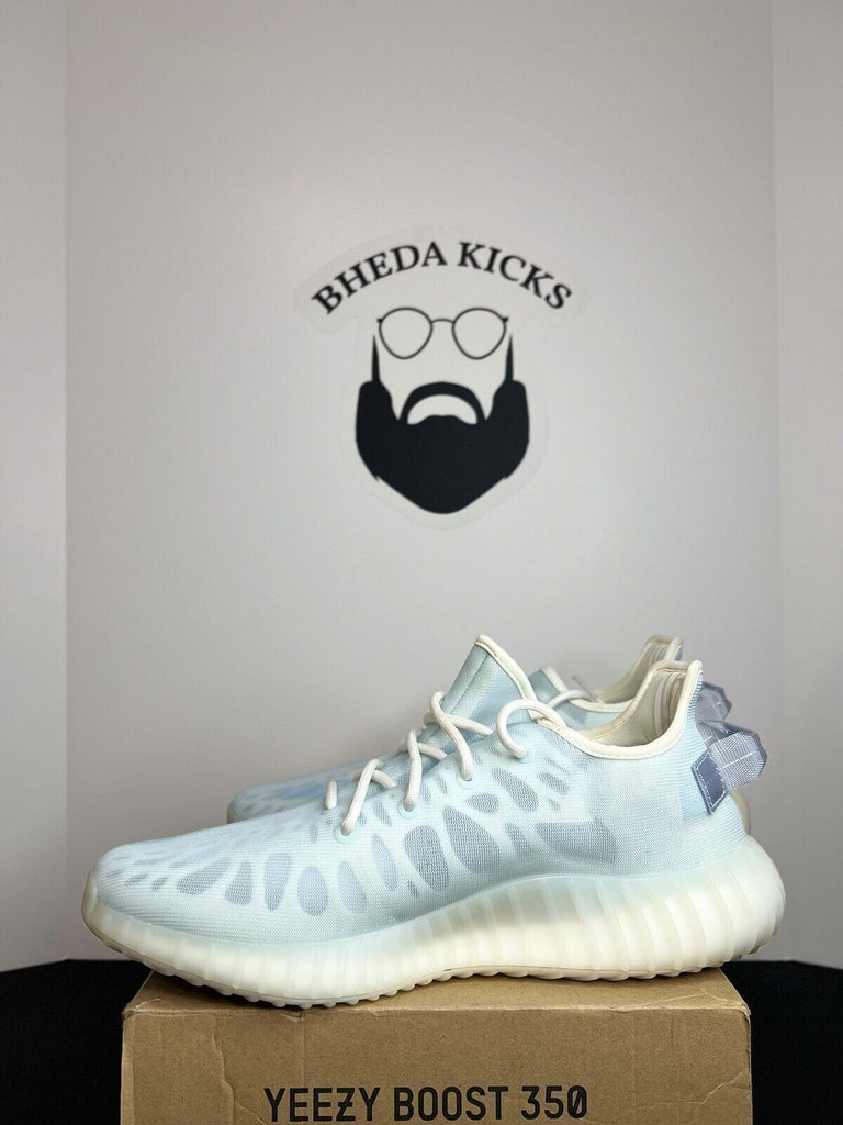 Adidas Yeezy Boost 350 V2 Mono Ice 2021 GW2869 Preowned Og Men’s Size 11.5