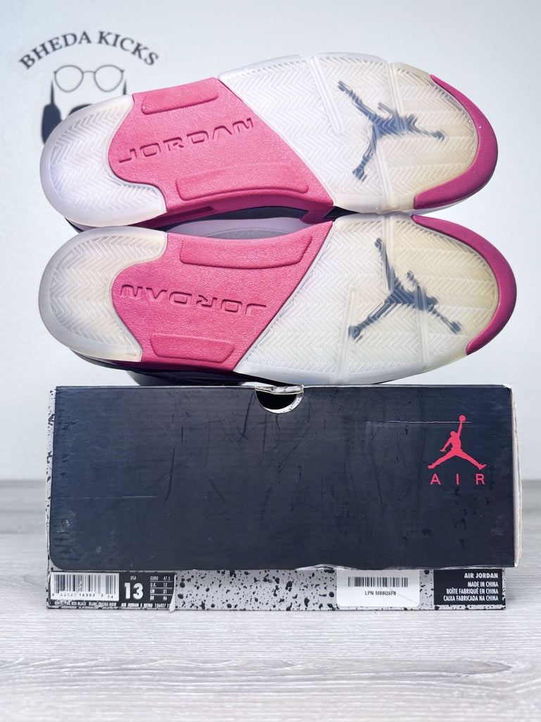 Size 13 - Nike Air Jordan 5 Retro Fire Red 2013 136027-120 Preowned Rare