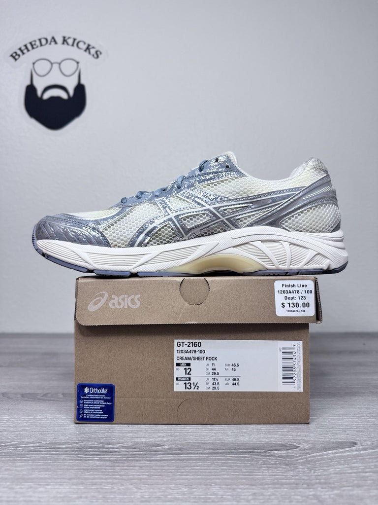 Size 12 - ASICS Paris Running Shoes Men's Cream Sheet Rock GT-2160 1203A478-100