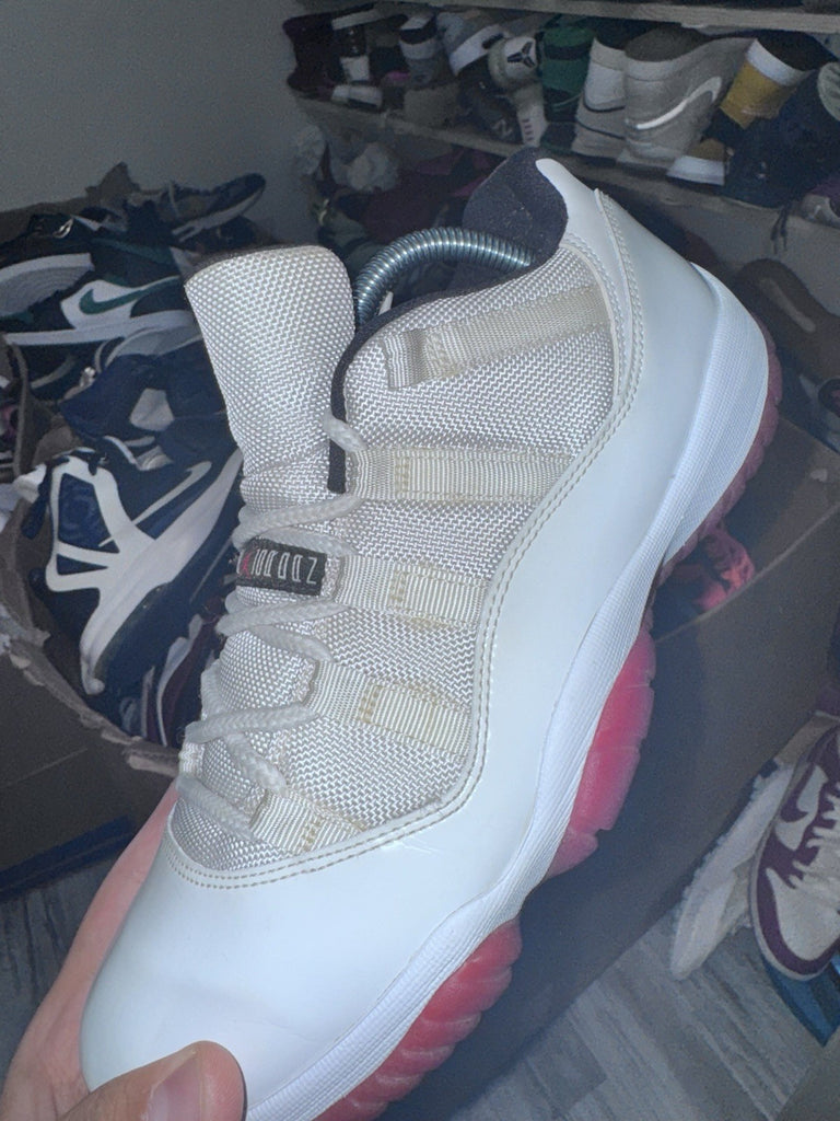 Size 8 - Nike Air Jordan 11 Retro Low Cherry Bottom 2012 528895-101 Red White