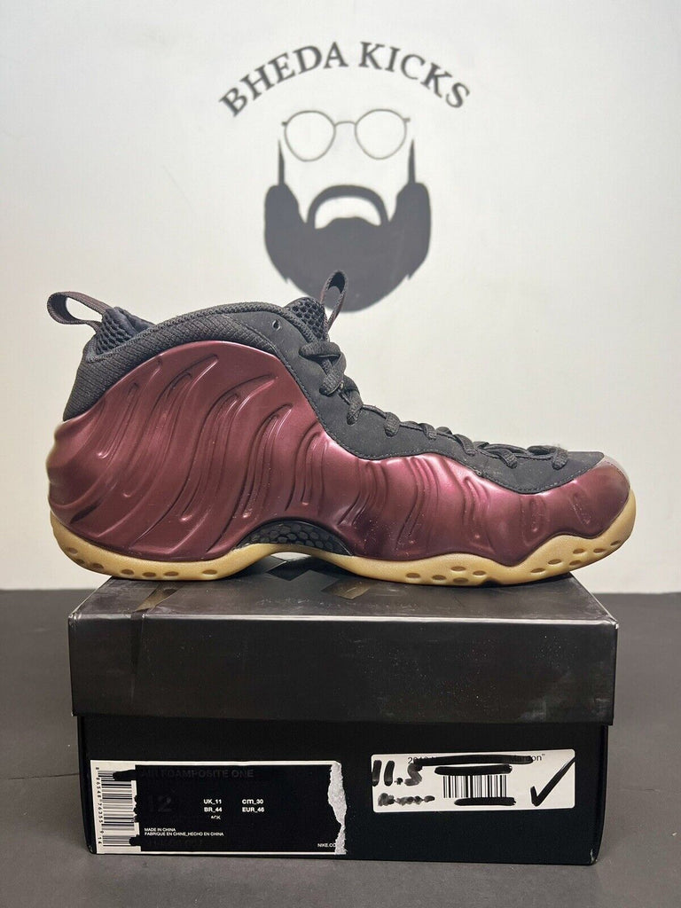 Nike Air Foamposite One Night Maroon 314996-601 Size 11.5 Preowned Og Rare