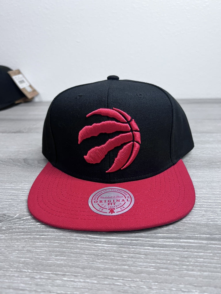 Mitchell & Ness NBA Toronto Raptors Black/Red Snapshot Snapback New