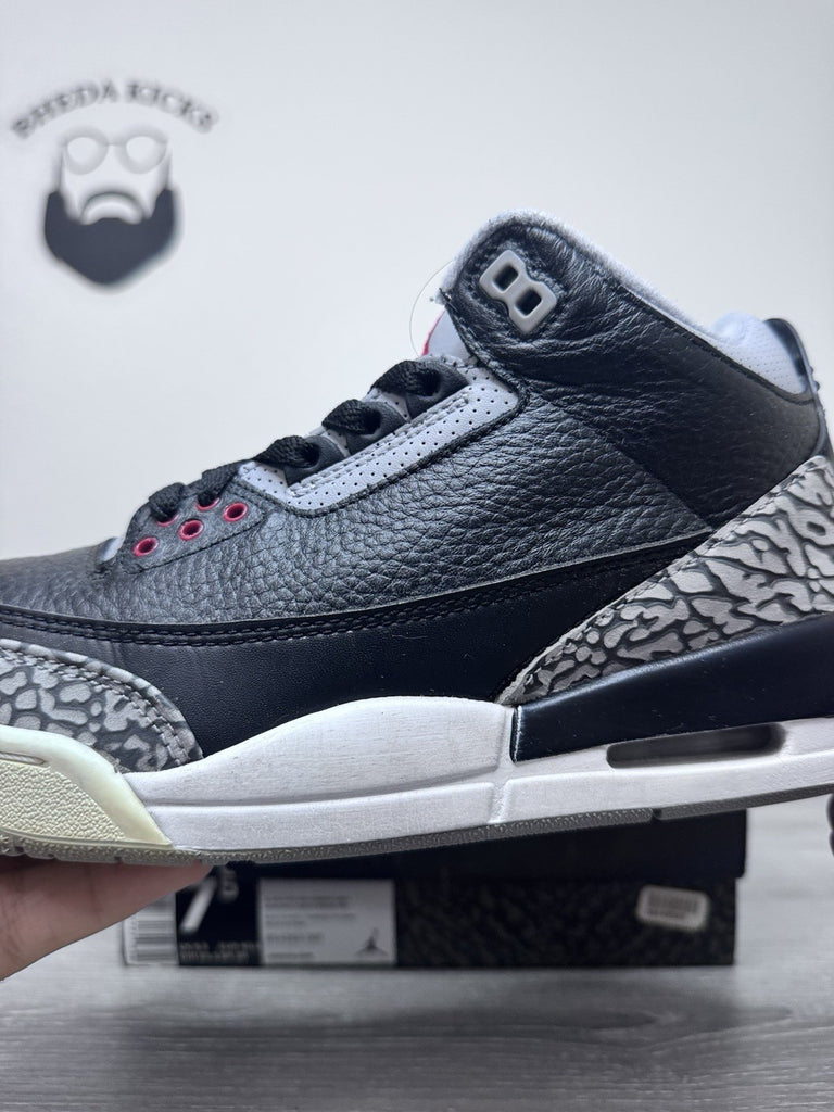 Size 7.5 - 2018 Nike Air Jordan 3 III Retro OG Black Cement 854262-001 Men's