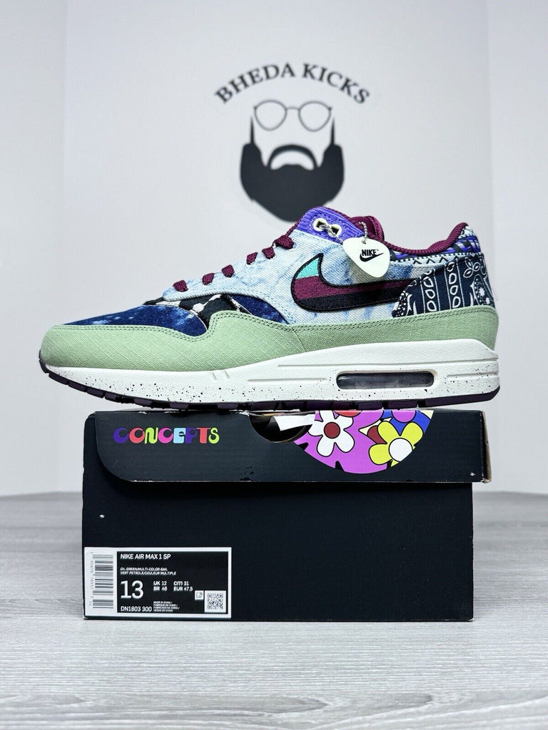 Size 13 - Cncpts x Nike Air Max 1 ‘Mellow’ DN1803-300 OG Men’s NEW DS