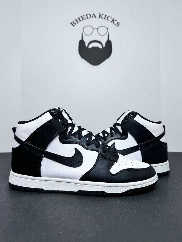 Nike Dunk High Panda Black White Sneakers Preowned DD1399-105 Men’s Size 10.5