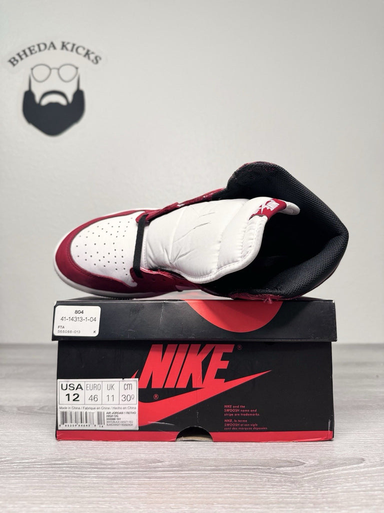 Size 12 - Air Jordan 1 Retro High OG "CHICAGO" 2015 555088-101 Preowned