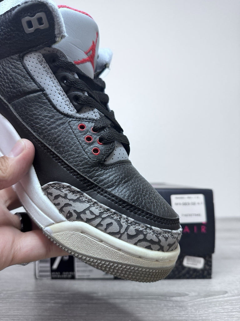 Size 7.5 - 2018 Nike Air Jordan 3 III Retro OG Black Cement 854262-001 Men's