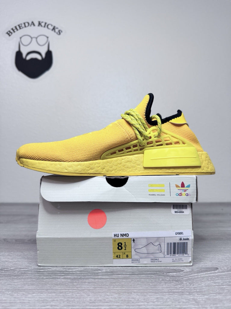 Size 8.5 - Adidas Pharrell x NMD Human Race Trail Blank Canvas World GY0091