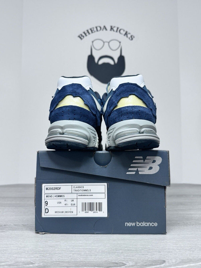 Size 9 - New Balance M2002RDF 2002R 'Protection Pack - Dark Navy' Preowned