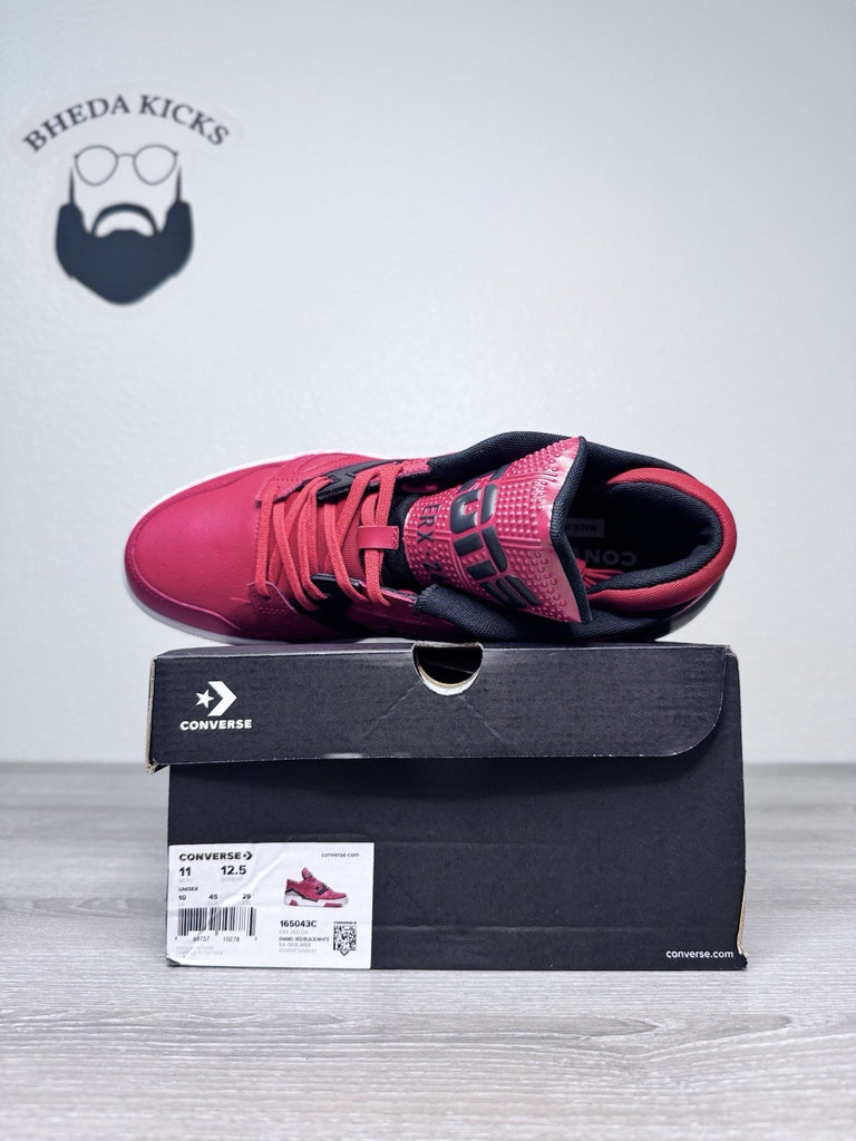 Size 11 - Converse ERX 260 Leather Sneakers Shoes Enamel Red 165043C Brand New