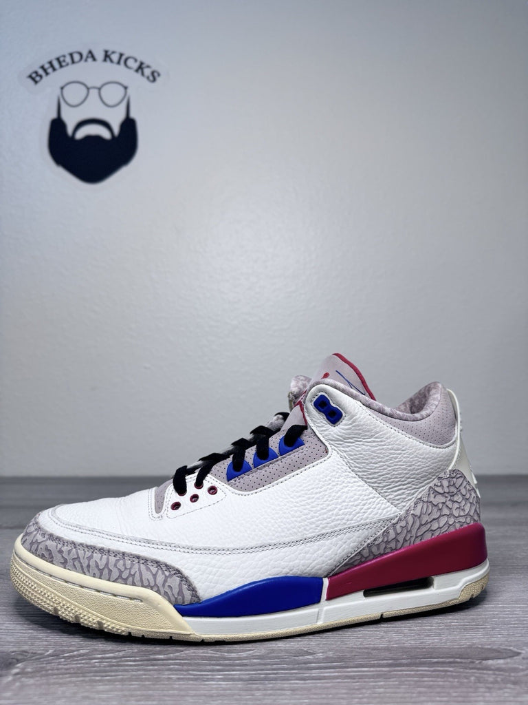 Size 11 - Air Jordan 3 Retro International Flight 136064-140 Preowned Authentic