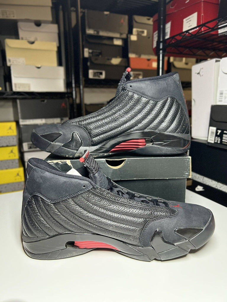 Nike Air Jordan 14 Retro Last Shot size 14 OG XIV 487471–003 Black Red￼