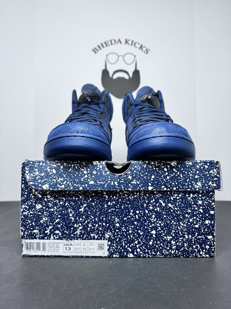 Nike Air Jordan 5 Retro SE Georgetown Midnight Navy 2023 FD6812-400 Size 13