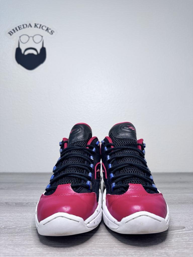 Size 8 - Reebok Question Mid First Ballot Sixers Allen Iverson M44552 Black Red