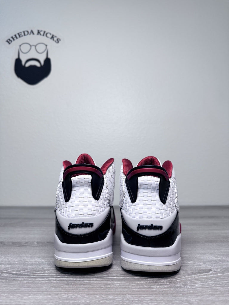 Size 10 - Nike Air Jordan Dub Zero White Black Red 311046-116 NEW DS