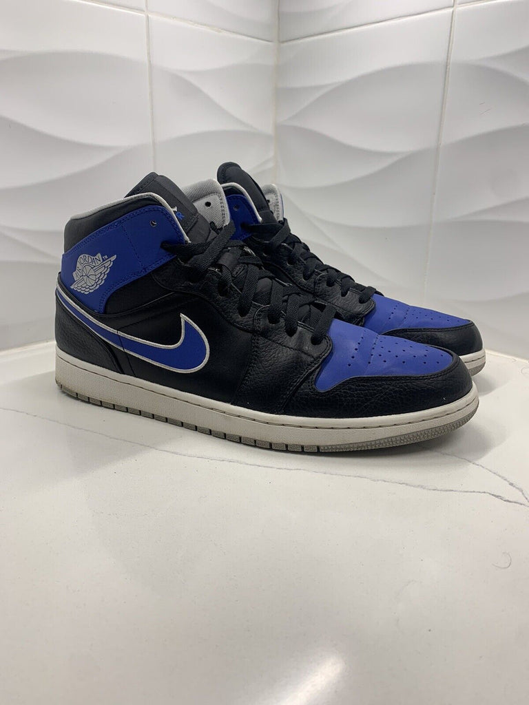 🔥Best Price🔥 Nike Air Jordan 1 Mid Retro Game Royal Sneakers Size US 14 Magic