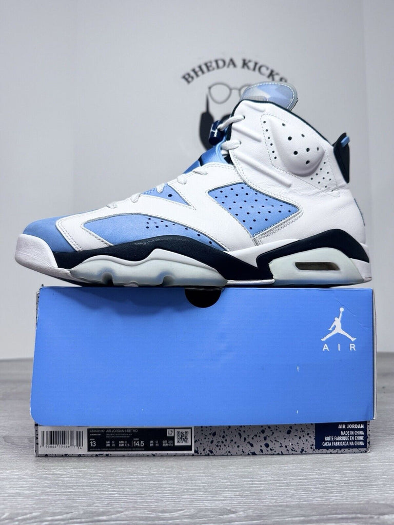 Size 13 - Nike Air Jordan 6 Retro UNC CT8529-410 Preowned Authentic