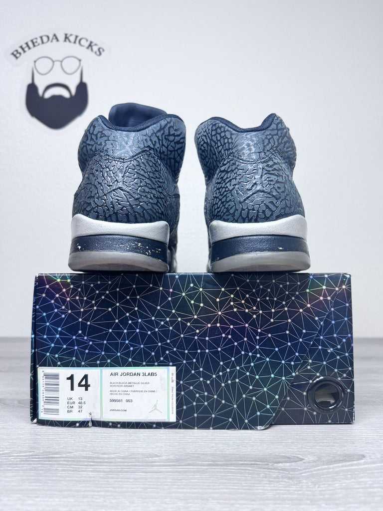 Size 14 - Air Jordan 5 Retro 3Lab5 Elephant Print 599581-003 Preowned Authentic