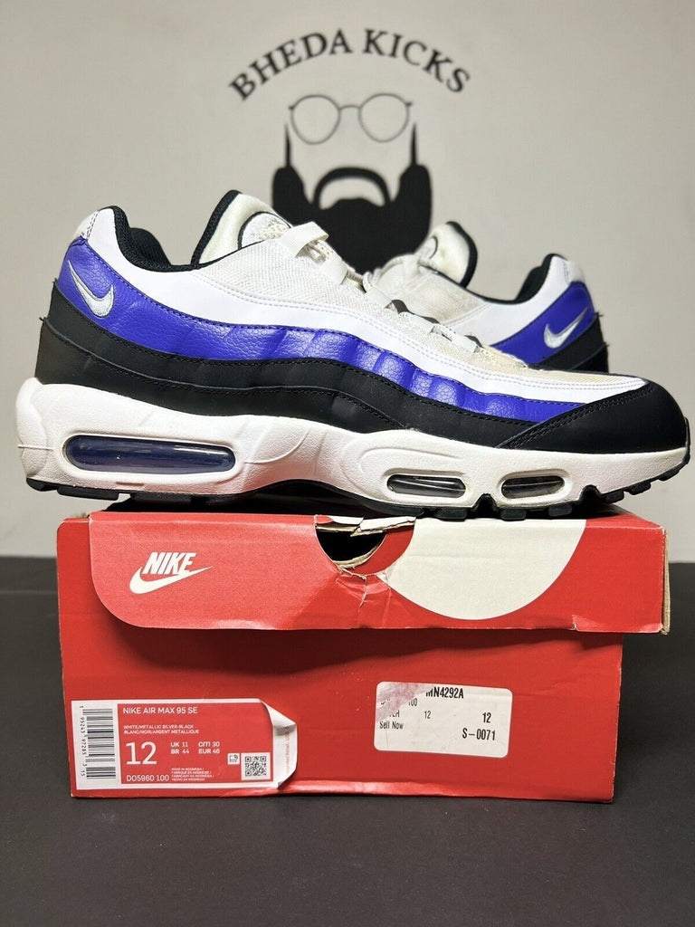 Nike Air Max 95 SE 'Persian Violet' Men's Size 12 [DO5960-100] Preowned Og Rare