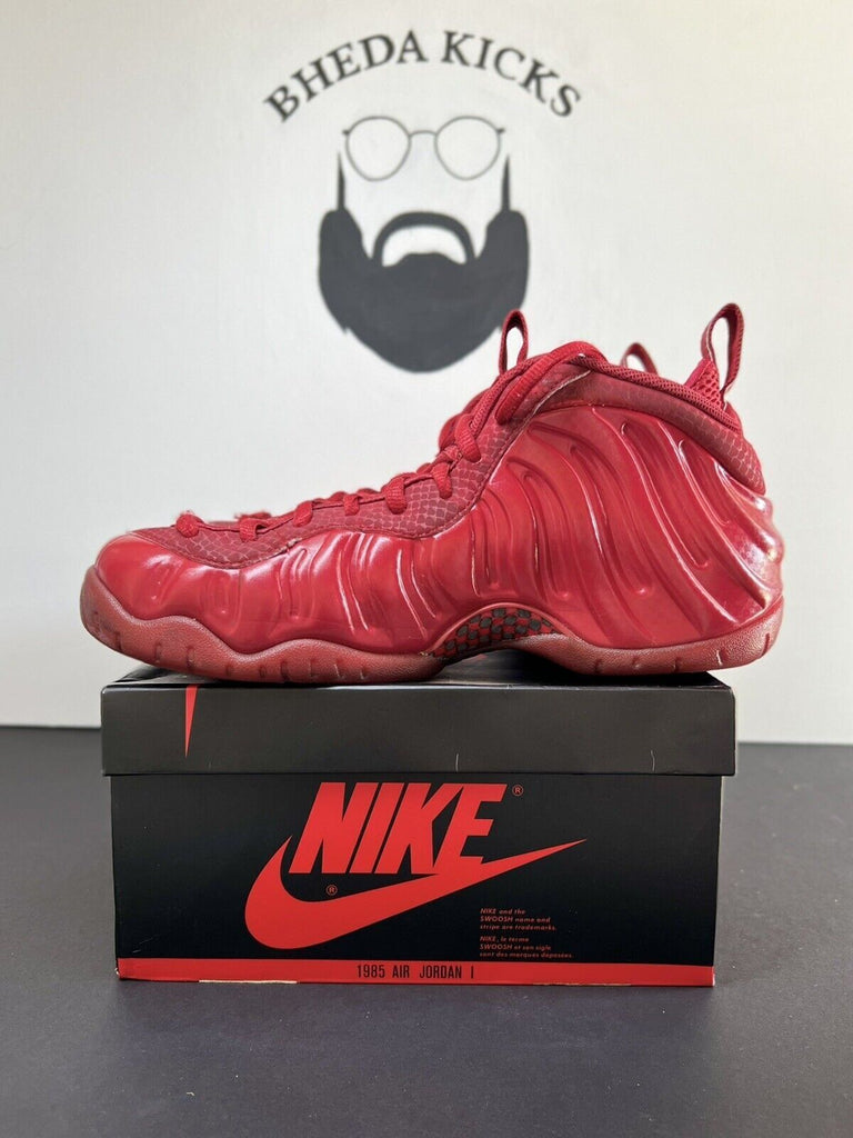 Nike Air Foamposite Pro Red October size 9 624041-603 OG Preowned Authentic Rare