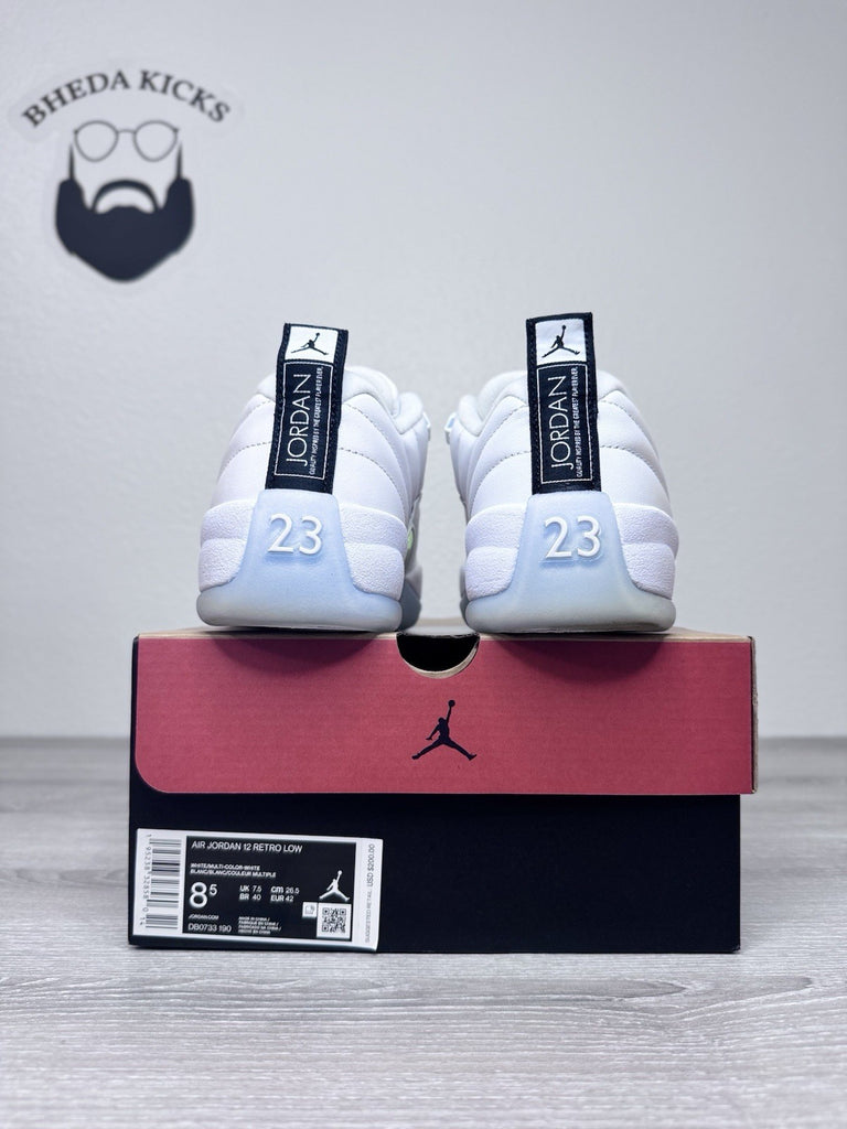 Size 8.5 - Nike Air Jordan 12 Retro Low Easter DB0733-190 OG XII White Preowned