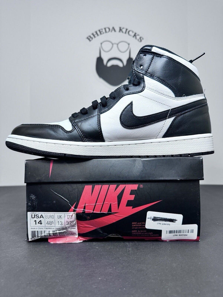 Nike Air Jordan 1 Retro High OG 2014 Black White 555088-010 Men’s Size 14