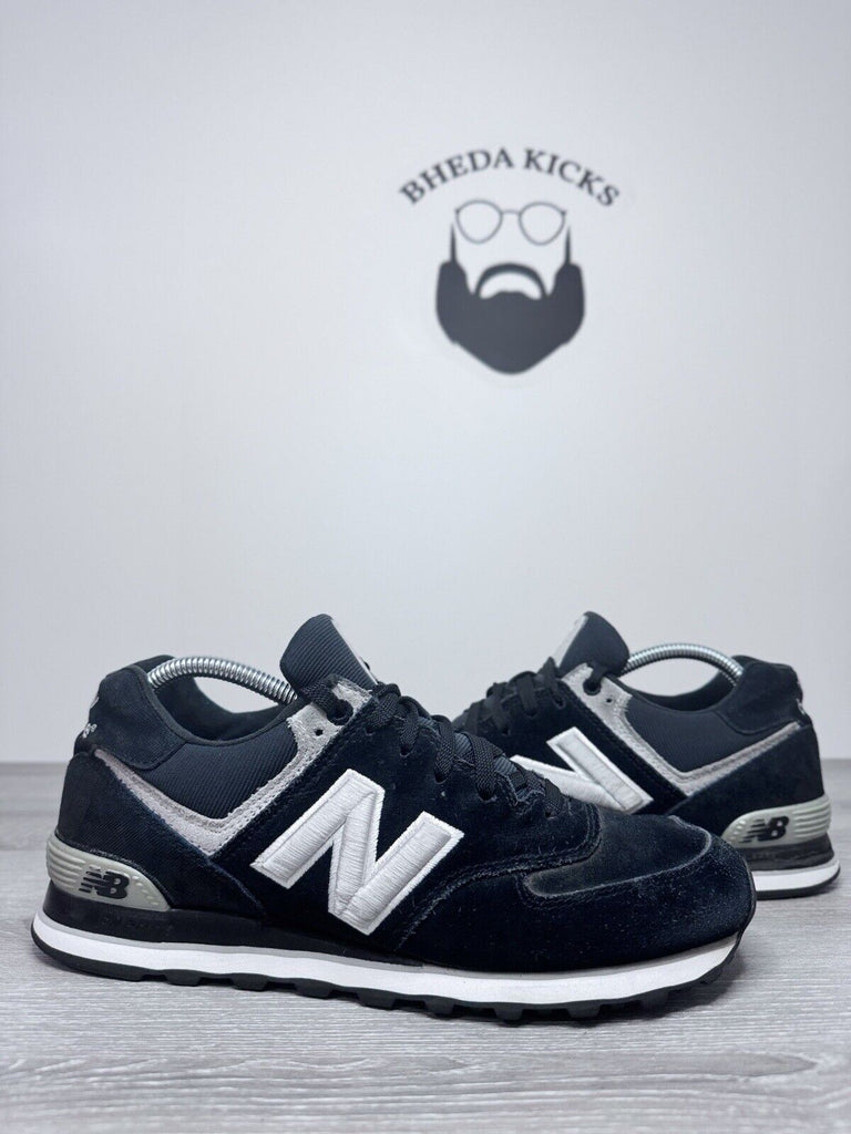 Size 9 Men’s - New Balance Ml574 Black White Grey ML574FRD Preowned Authentic