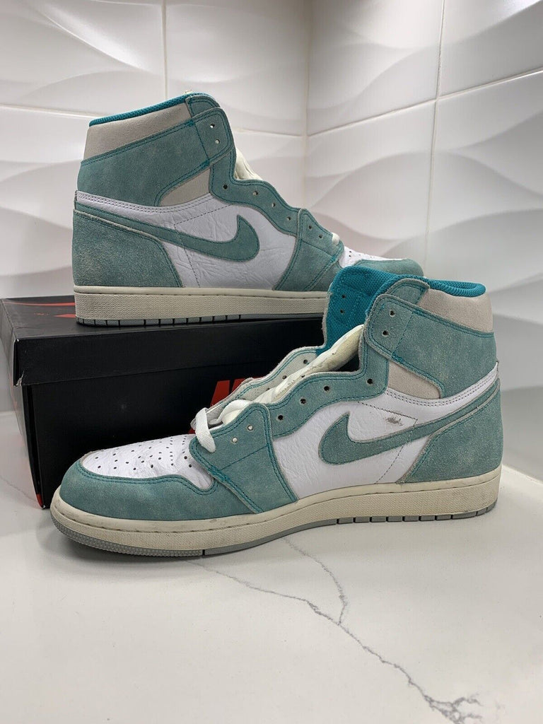 Nike AIR JORDAN 1 RETRO HIGH OG TURBO GREEN 2018 sz 13 Preowned