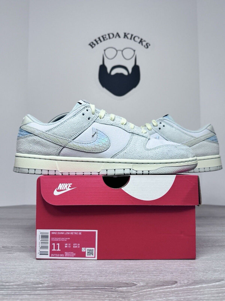 Size 11 - Nike Dunk Low SE Gone Fishing Photon Dust Light Silver DV7210-001