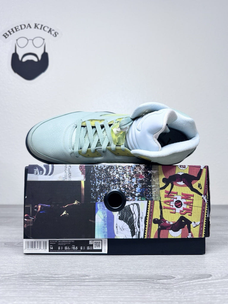Size 14 - Nike Air Jordan 5 Retro Jade Horizon (2022)  DC7501-300 Preowned Clean