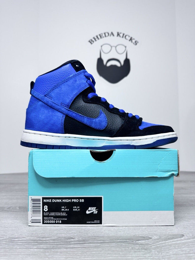 Size 8 - Nike Dunk High Pro SB J Pack Royal 2014 305050-018 Preowned Authentic