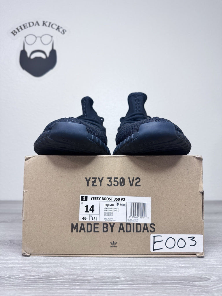 Size 14 - adidas Yeezy Boost 350 V2 Low Onyx HQ4540 Preowned Authentic