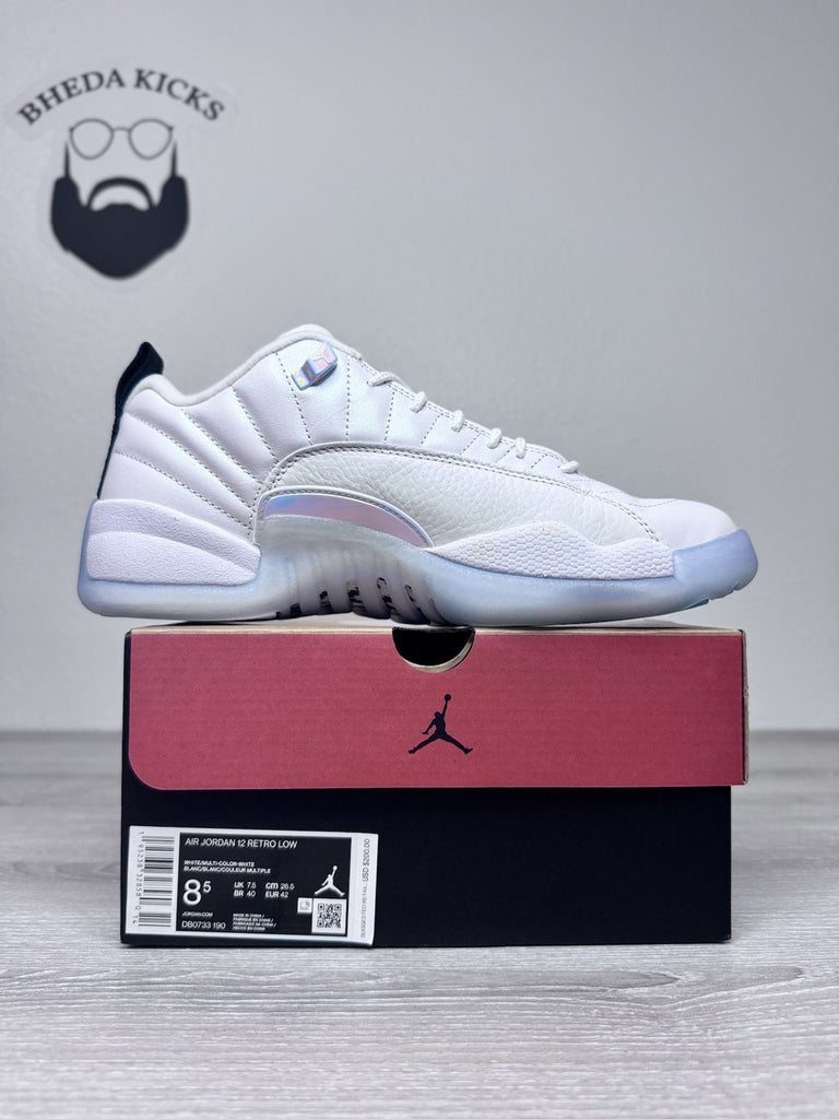 Size 8.5 - Nike Air Jordan 12 Retro Low Easter DB0733-190 OG XII White Preowned