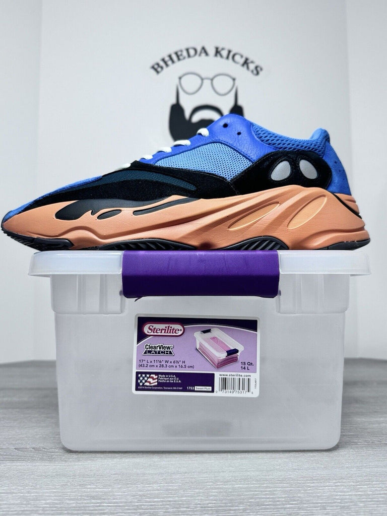 Size 14 - Adidas Yeezy Boost 700 Bright Blue (GZ0541) Preowned Authentic Clean