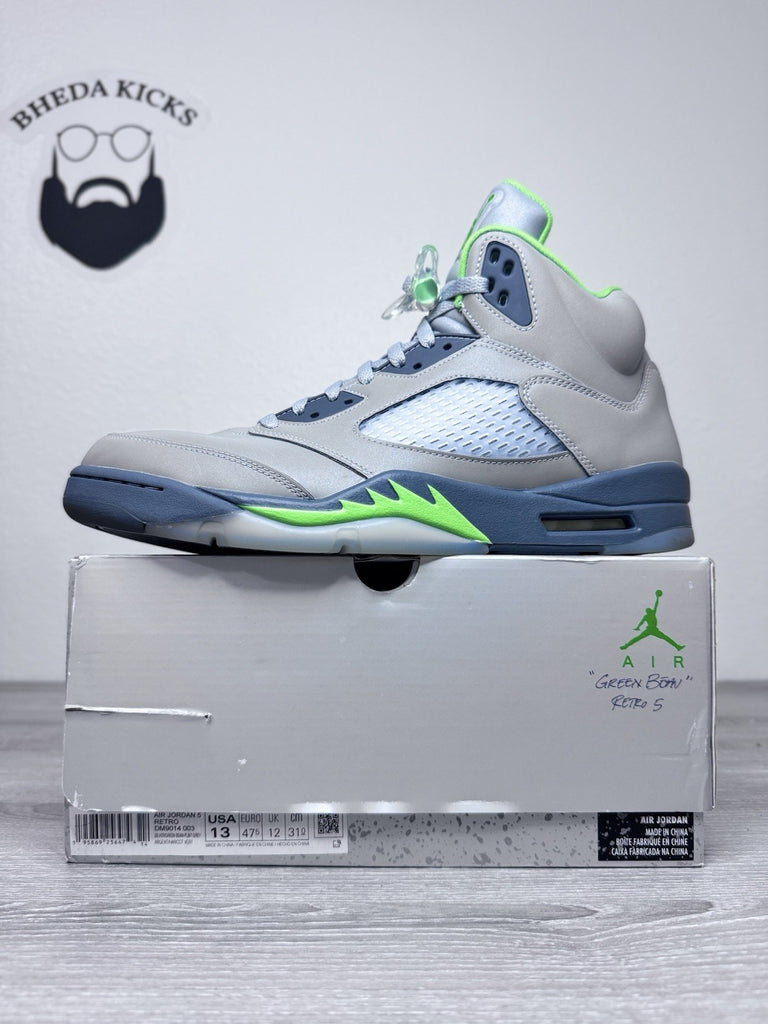 Size 13 - Jordan 5 Retro Green Bean 2022 DM9014-003 Preowned Authentic