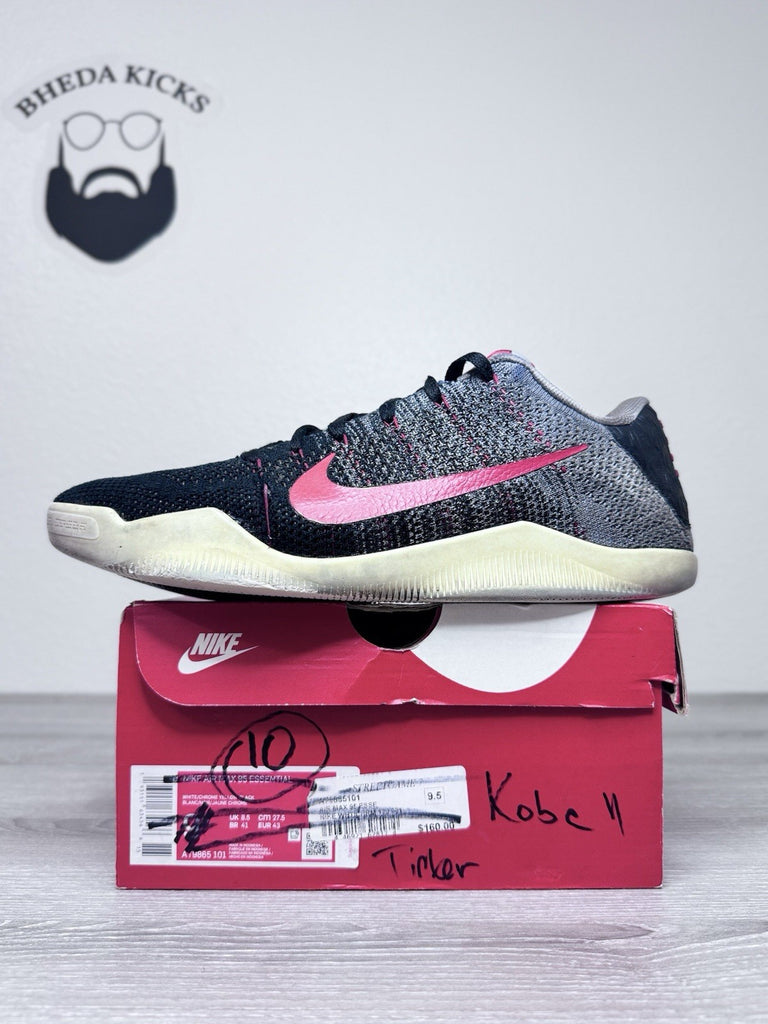 Size 10 - Nike Kobe XI 11 Elite Low Tinker Muse Red Sneakers 822675-060